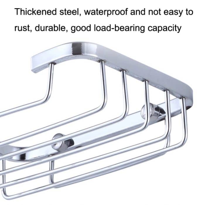 Badezimmer-Seifenregal zur Wandmontage aus Edelstahl, Square, Round – Bild 5