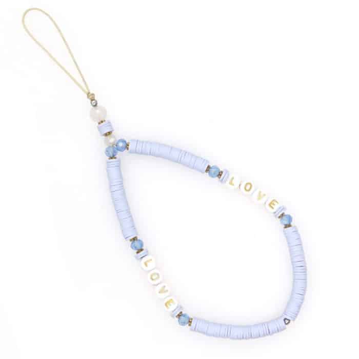 Geometrischer Buchstabe Soft Pottery Handy-Lanyard Anti-Verlust-Handykette, RT-K210065A, RT-K210065B, RT-K210065C, RT-K210065D – Bild 3