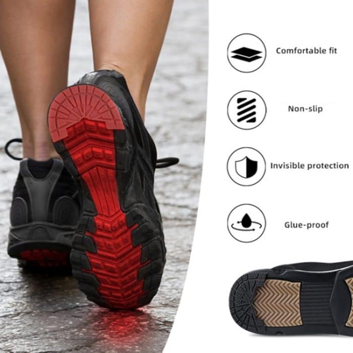 2 Paar verdickte Gummisohle, Ferse, verschleißfest, rutschfest, 37-38cm, 39-40cm, 41-42cm, 43-44cm – Bild 5