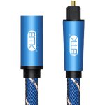 EMK männlich zu weiblich SPDIF gepaartes digitales optisches Audio-Verlängerungskabel, Kabellänge:, 1m (Blue), 1.5m (Blue), 2m (Blue), 3m (Blue)
