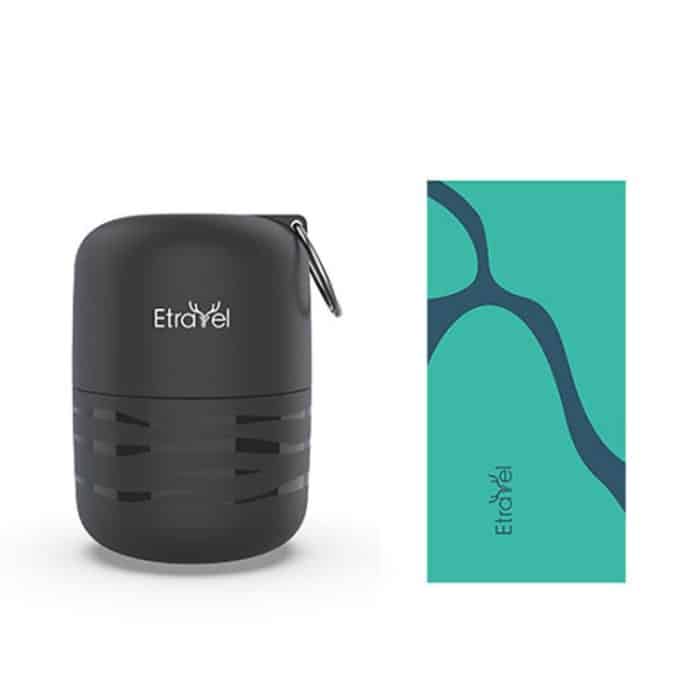 TBD0602696201.jpg Etravel Sports Schnelltrocknendes Handtuch. Doppelseitiges Fleece-Badetuch, Small Black+Towel, Small Red+Towel, Small Navy+Towel, Small Blue+Towel, Small Grass Green+Towel – Bild 1