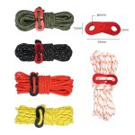 CLS Outdoor Camp Reflektierende, winddichte Camping-Stützstange, 4 PCS / Set Yellow, 4 PCS / Set Red, 4 PCS / Set Black, 4 PCS / Set Army Green, 4 PCS / Set White Non-reflective – Bild 2