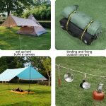 CLS Outdoor Camp Reflektierende, winddichte Camping-Stützstange, 4 PCS / Set Yellow, 4 PCS / Set Red, 4 PCS / Set Black, 4 PCS / Set Army Green, 4 PCS / Set White Non-reflective – Bild 6