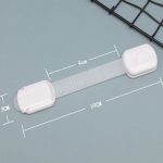 3-teiliges Baby-Sicherheitsschloss mit Schiebeverstellung für Kühlschrank-Schubladen, Drawer Lock – Bild 3