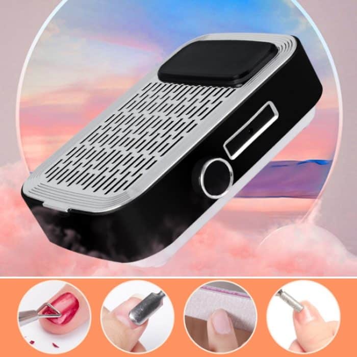 80 W kabelloser, wiederaufladbarer Nagelstaubsauger, EU Plug (Black), US Plug (Black), EU Plug (White), US Plug (White) – Bild 6