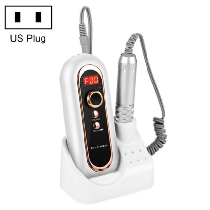 BLUEQUE Plug-in tragbarer Nail Art Kohlebürstenschleifer, US Plug (White), US Plug (Black), US Plug (Gray), EU Plug (White), EU Plug (Black), EU Plug (Gray)