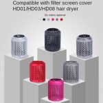 2 Stück Außenabdeckung Staubfilter für Dyson Haartrockner HD01/HD03/HD08, Outer Filter Cover Grey, Outer Filter Cover Silver, Outer Filter Cover Rose Red, Outer Filter Cover Black, Outer Filter Cover Gray, Outer Filter Cover Red – Bild 5