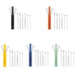 2 Packungen Push-Pull-Zylinder-Aufbewahrungs-Ohrschaufel-Set, 6 PCS/Set Black, 6 PCS/Set Orange, 6 PCS/Set Yellow, 6 PCS/Set Blue, 6 PCS/Set Green, 7 PCS/Set Black, 7 PCS/Set Orange, 7 PCS/Set Yellow, 7 PCS/Set Blue, 7 PCS/Set Green – Bild 6