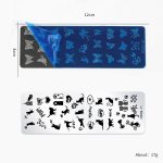 5 Stück Edelstahl-Nagelkunst-Druckschablone, Nagelkunst-Werkzeuge – Bild 3