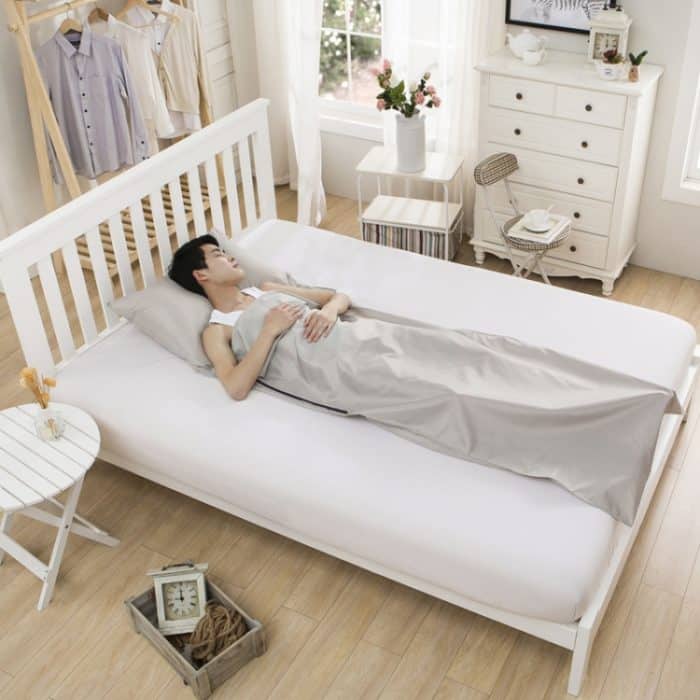 Ultraleichter Outdoor-Schlafsack Pongee, tragbare Einzelschlafsäcke, 210x70cm Gray, 210x70cm Blue, 210x70cm Orange – Bild 1