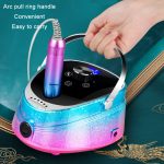 Ice Flower Gradient wiederaufladbare, geräuscharme Nagelpoliermaschine, US Plug (Pink Blue), EU Plug (Pink Blue), US Plug (Yellow Green), EU Plug (Yellow Green) – Bild 6