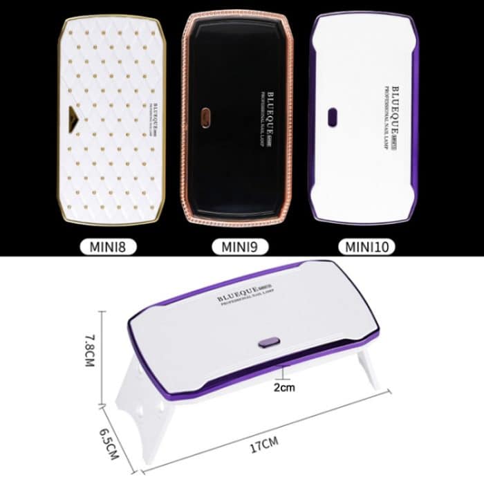 BLUEQUE USB-betriebenes Nagelmaniküre-Handgerät für UV-Phototherapie – Bild 2