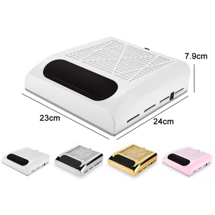 80-W-Maniküre-Staubsauger mit herausziehbarem Filter, US Plug (Silver), EU Plug (Silver), US Plug (Gold), EU Plug (Gold), US Plug (Pink), EU Plug (Pink), US Plug (White), EU Plug (White) – Bild 2