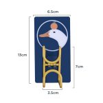 4 PCS JM004 Cartoon Edelstahl Waschbecken Rack Badezimmer Küche Wandhalterung, 4 PCS Duck, 4 PCS Bear, 4 PCS Alpaca, 4 PCS Sloths – Bild 2