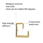 4 PCS JM004 Cartoon Edelstahl Waschbecken Rack Badezimmer Küche Wandhalterung, 4 PCS Duck, 4 PCS Bear, 4 PCS Alpaca, 4 PCS Sloths – Bild 3