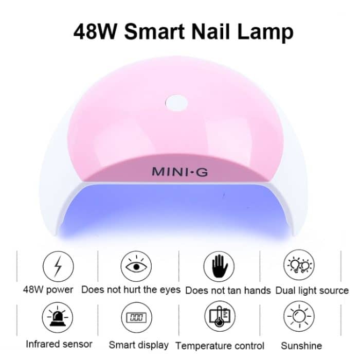 GJ0504 48W 15LED/UV Smart Sensor Nail Art Phototherapie-Gerät – Bild 2