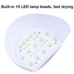 GJ0504 48W 15LED/UV Smart Sensor Nail Art Phototherapie-Gerät – Bild 4