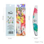 GJ0507 6-in-1-Nagelkunstwerkzeuge Nagellack-Nagelpeelingstreifen, Flower, Fingertip, Christmas, Flame Bird, Watercolor – Bild 6