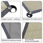 Achteckiger Vorhang für den Außenbereich, Regen- und Sonnenschutz, Camping-Sonnenschutz, Pergola, White, Green, Khaki, Black, Blue – Bild 4