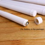 6 Stück B003 weißes Muschel-Langstab-Simulationskerzenlicht mit Fernbedienung, B003 Yellow, B003 White – Bild 5