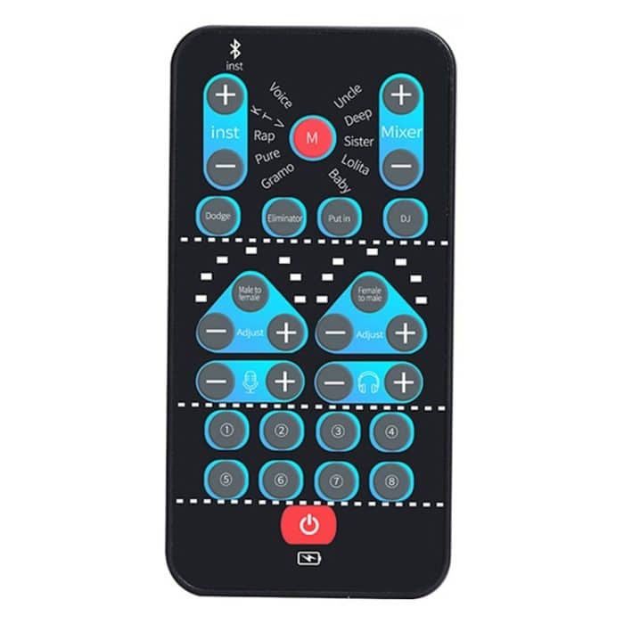 TBD06027291.jpg M10 Mobile Computer Soundkarte Mini Voice Changer K Song Recording Bluetooth Voice Changer – Bild 1