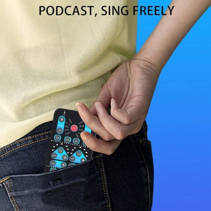 M10 Mobile Computer Soundkarte Mini Voice Changer K Song Recording Bluetooth Voice Changer – Bild 6
