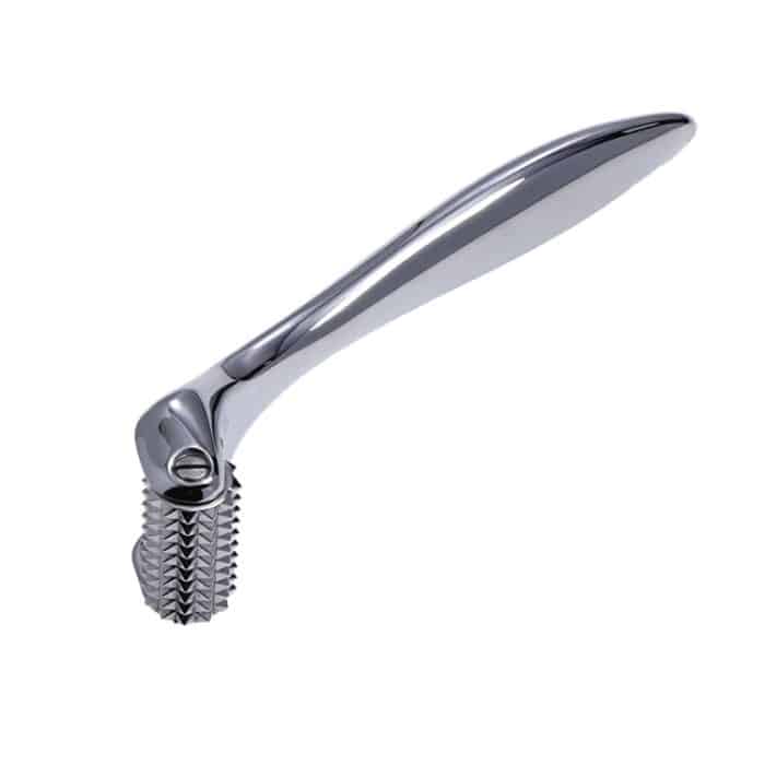 Gesichts-Schlankheitsinstrument, Roller, Metall-Gesichtsmassagegerät mit Widerhaken, Metal Roller – Bild 4