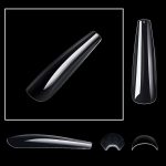 240 Stück/Box dünne, weiche, transparente Nagelstücke, Super Long Denim Nails, Extra Long Hose Nails, Super Long Full Stick Nails, Super Long Pointed Nails, Extra Long Ballet Nails – Bild 2