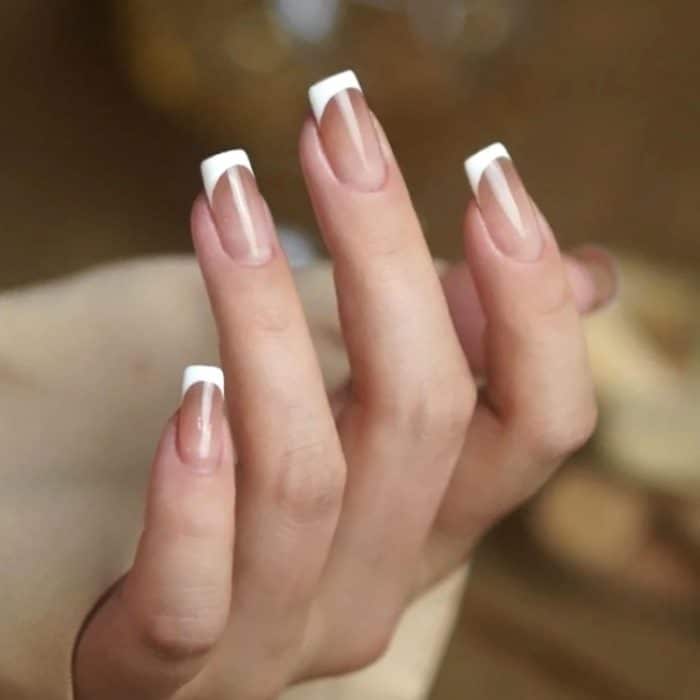 Plum Blossom Crescent Art Nagelverlängerungs-Nagelplatte, 500 PCS/Bag, 100 PCS/Box – Bild 4