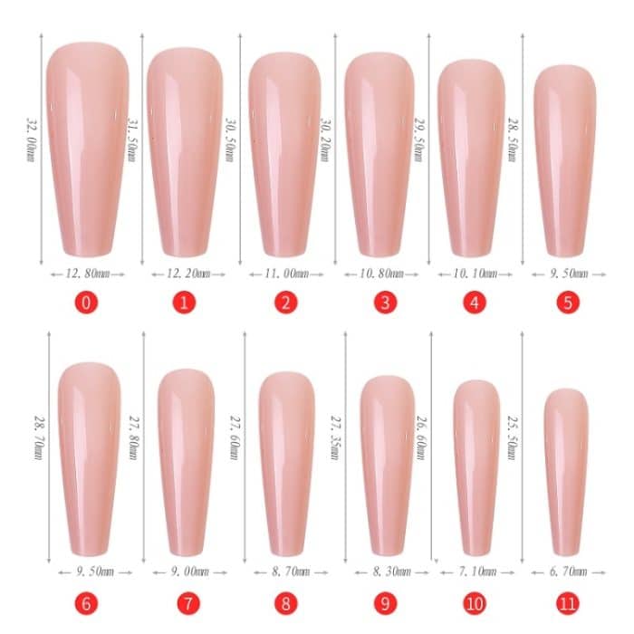 Farbgelee-Nagelpflaster. Fertige Nagelkunst, 240 PCS – Bild 3