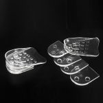 2 Paar frei kombinierbare fünfschichtige, höhenerhöhende Einlegesohle aus Silikon-Fersenpolster – Bild 2