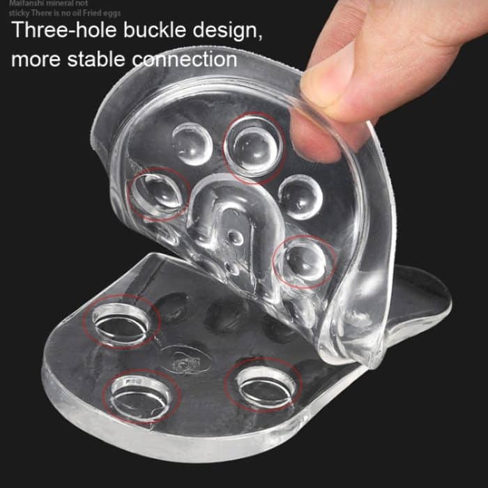 2 Paar frei kombinierbare fünfschichtige, höhenerhöhende Einlegesohle aus Silikon-Fersenpolster – Bild 5