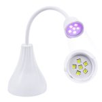 Tragbare USB-Nagelkunst-Rosen-Nagellack-Kleber-Phototherapie-Lampe