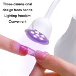 Tragbare USB-Nagelkunst-Rosen-Nagellack-Kleber-Phototherapie-Lampe – Bild 3