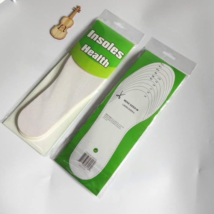 5 Paar atmungsaktive, stoßdämpfende Latex-Vlies-Einlegesohlen für Herren und Damen im Frühling und Sommer – Bild 3