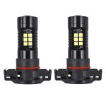 1pair Automotive High-Power LED White Light Fog Lamp, PSX24W