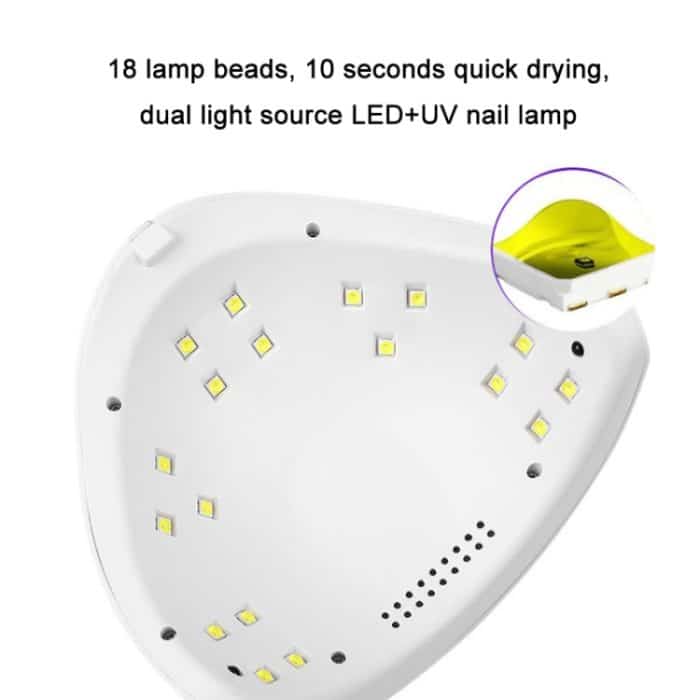 88W UV-Ultraviolett-Phototherapie USB-Maniküre-Backlampe – Bild 3