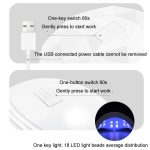 88W UV-Ultraviolett-Phototherapie USB-Maniküre-Backlampe – Bild 4