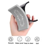 Tragbares, abnehmbares Nail Art U-förmiges Silikon-Handkissen, Farbe:, Black, Pink – Bild 3