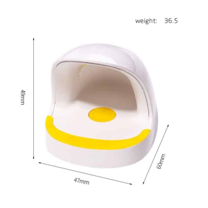 Mini Shark Phototherapie-Lampe, tragbar, schnell trocknend, Nagellampe, Farbe:, White, White With USB Cable, Pink, Pink With USB Cable – Bild 3