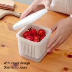 3 Stück können getrennt und entleert werden, Frischhaltebox, Pink Small, Blue Small, White Small, Pink Large, Blue Large, White Large – Bild 3