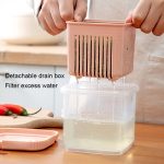 3 Stück können getrennt und entleert werden, Frischhaltebox, Pink Small, Blue Small, White Small, Pink Large, Blue Large, White Large – Bild 4