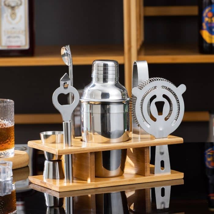 BY-7 7-in-1-Barkeeper-Set aus Edelstahl, Barkeeper-Werkzeuge, Spezifikationen:, 350ml, 550ml, 700ml, 750ml – Bild 1