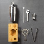 BY-7 7-in-1-Barkeeper-Set aus Edelstahl, Barkeeper-Werkzeuge, Spezifikationen:, 350ml, 550ml, 700ml, 750ml – Bild 4