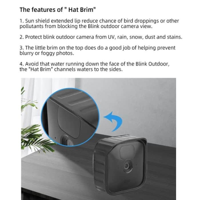 Silikon-Schutzhülle für Blink Outdoor/Indoor/XT1/XT2 Überwachungskamera, Black – Bild 4