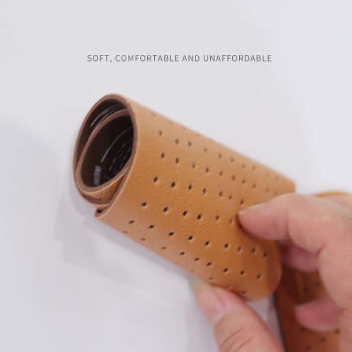 5 Paar Unisex perforierte Latex-Einlegesohle Schweißabsorbierende Einlegesohle – Bild 5