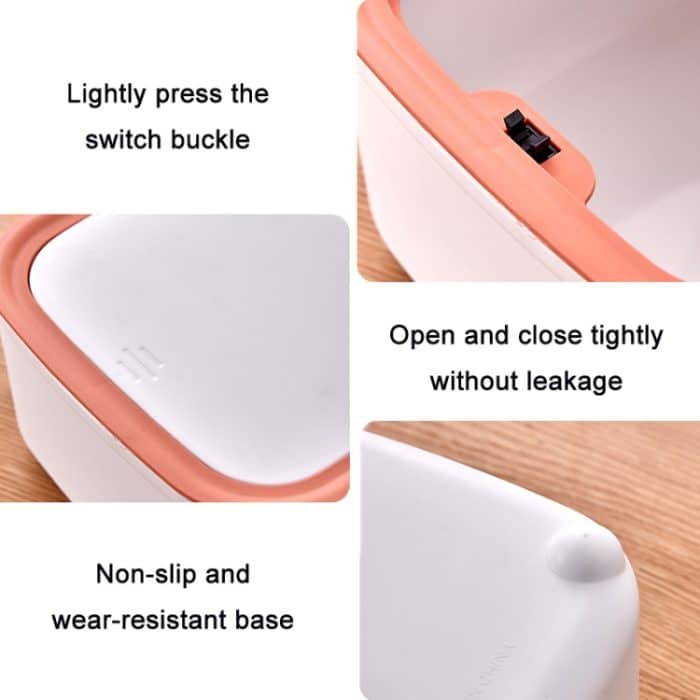 Home Desktop Mini Bomb Deckel Mülleimer Büro Papierkorb, Orange, Green, Blue – Bild 3