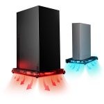 Spielkonsole Symphony Kühlbasis für Microsoft Xbox Series X/S, RGB Cooling Base, Cooling Fan-Ordinary) – Bild 3