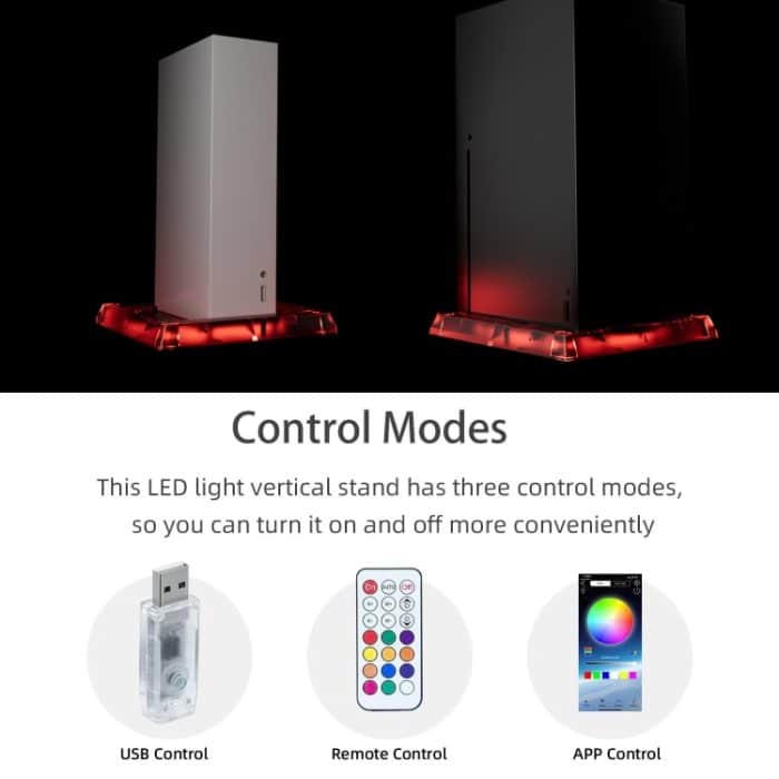 Spielkonsole Symphony Kühlbasis für Microsoft Xbox Series X/S, RGB Cooling Base, Cooling Fan-Ordinary) – Bild 4