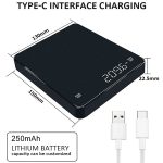 Elektronische LED-Kaffeewaage für den Haushalt, Black, Blue – Bild 3